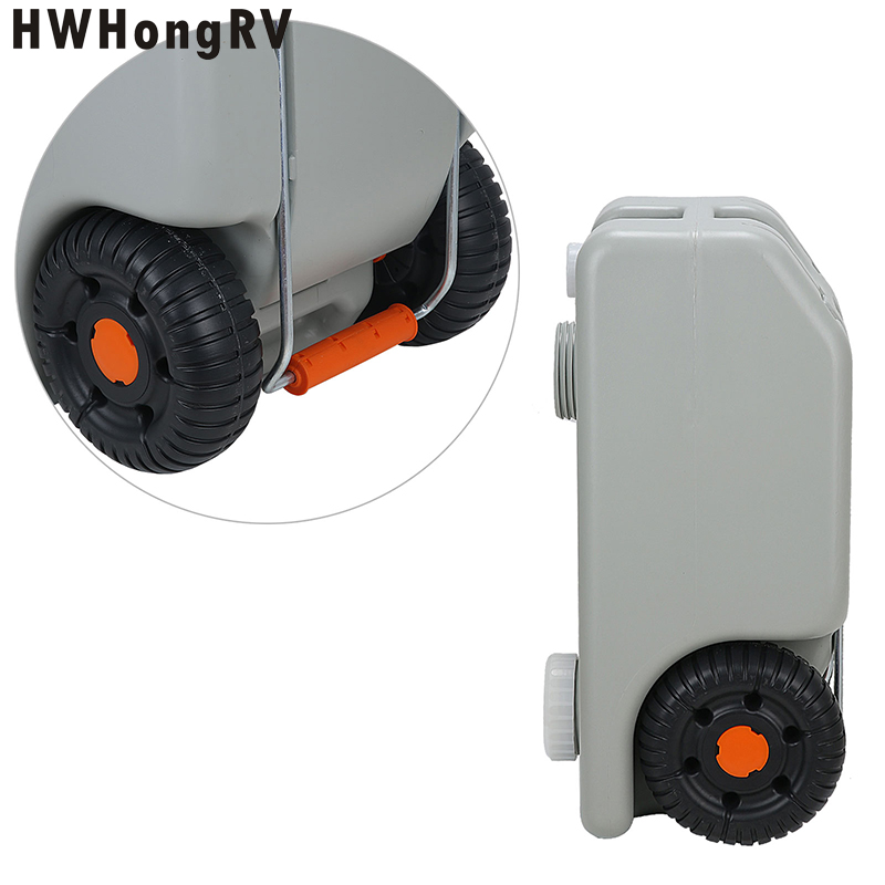 Портативный резервуар для чистой воды Transport 2 Wheeler Water Roll Tank Лучшие резервуары для воды для автодомов, кемперов и морских судов 