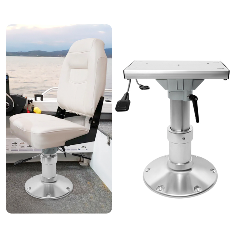 HWHongRV Тяжелый морской пехотинец. Подставка для сиденья с газовым подъемом и носовым и задним салазками. Основная стойка яхты. Пьедестал для сидения с пневмоприводом, с передним и задним салазками и поворотом на 360 градусов.