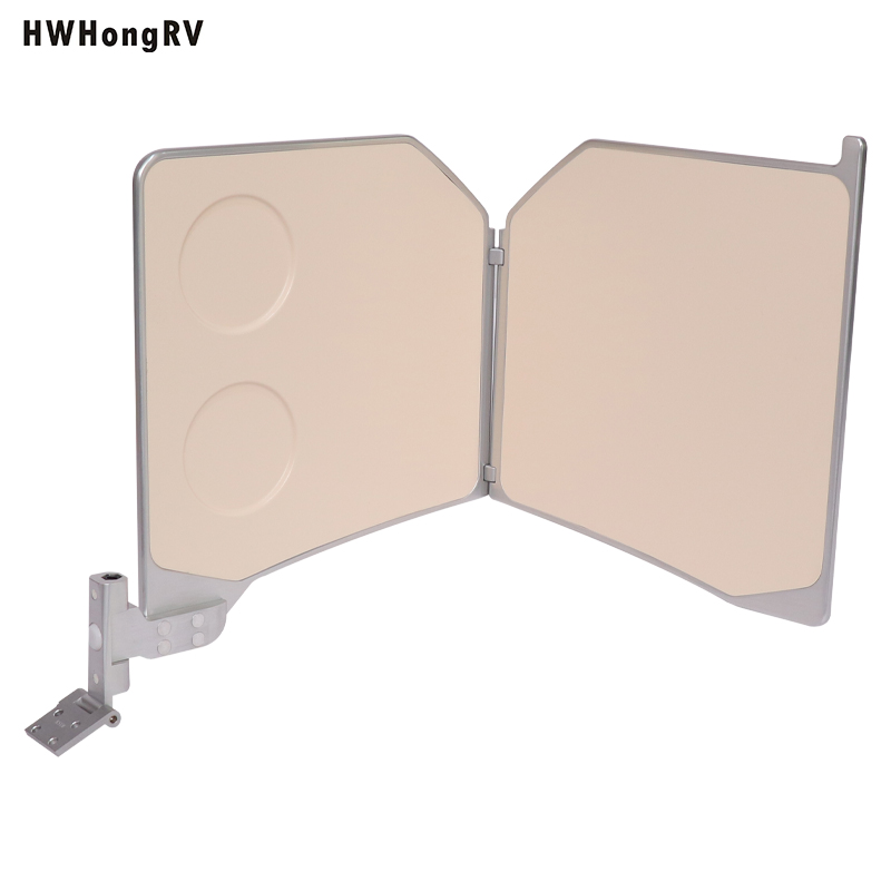 Компактное сиденье для автофургона, подлокотник, складной стол, скрытая складная конструкция из алюминиевого сплава, встроенная в сиденье.