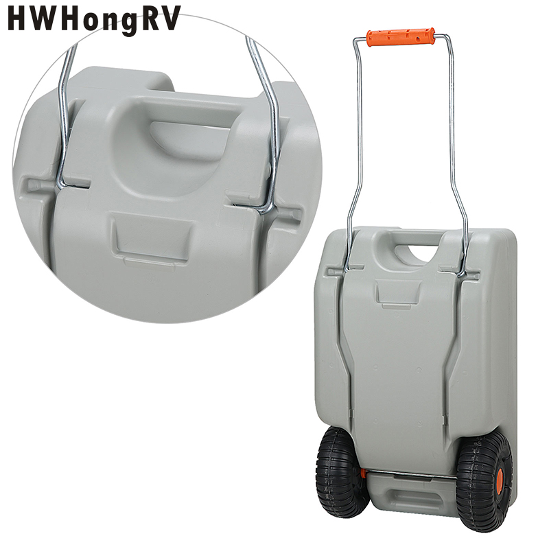 Портативный резервуар для чистой воды Transport 2 Wheeler Water Roll Tank Лучшие резервуары для воды для автодомов, кемперов и морских судов 