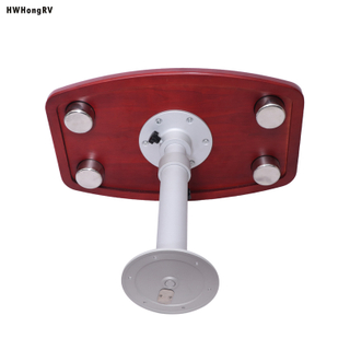 HWHongRV Легкосъемный морской дом на колесах Любая регулируемая по высоте ножка стола с дубовой столешницей Алюминиевый сплав