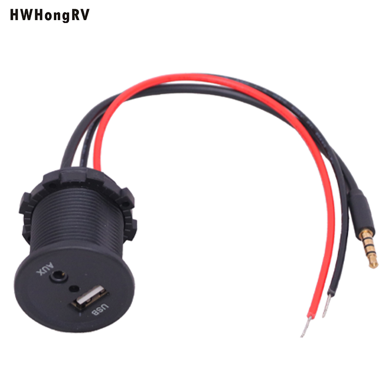 Встроенный USB-разъем для автофургона с двойными портами для автофургона