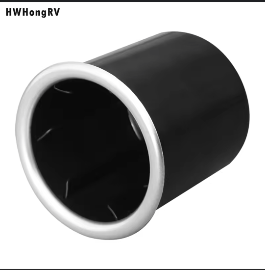 90 мм универсальные черные универсальные подстаканники из АБС-пластика со вставками для бутылок для автомобилей, лодок, грузовиков, морских автофургонов