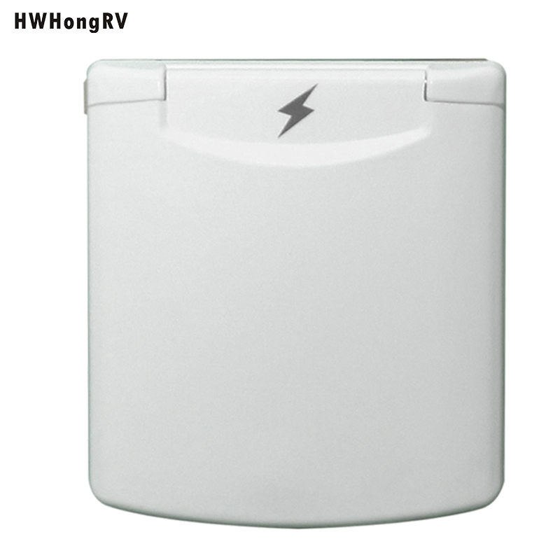 Розетка для улицы, морской яхты, встроенная розетка для автодома, 110 В-220 В, ABL, белая, 32 А