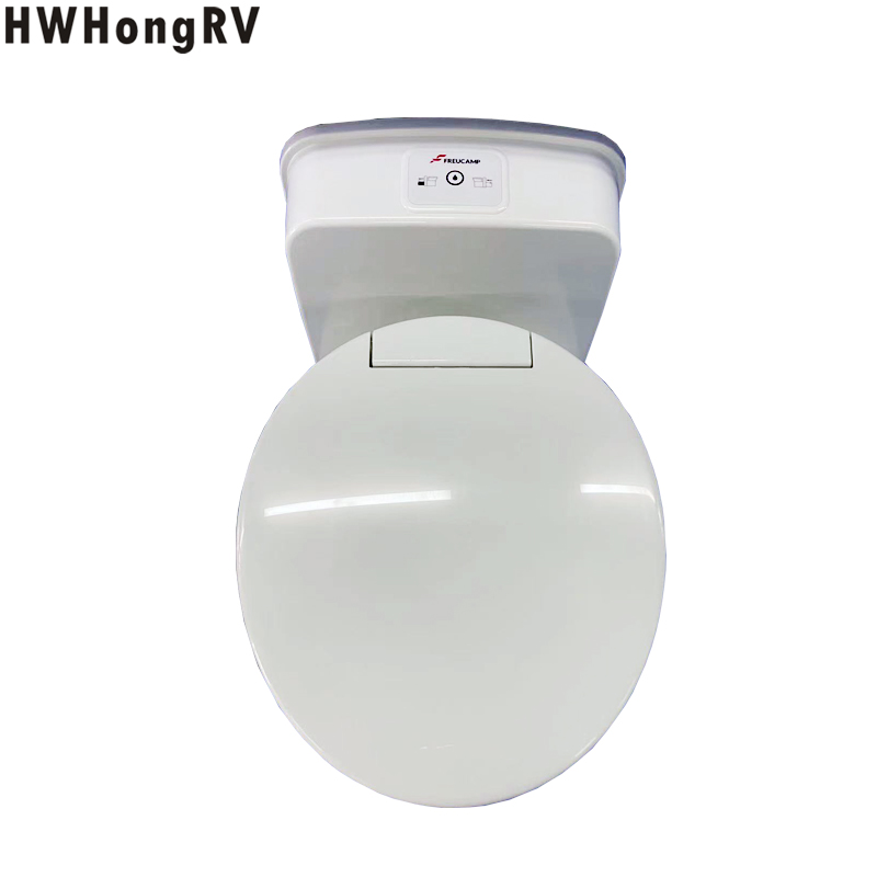 Туалет для фургона и фургона Туалет-лодочка с вращающейся чашей