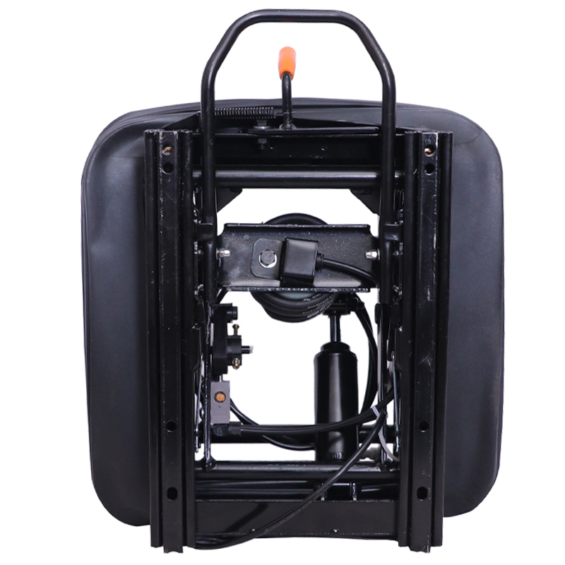 Основание пневматического амортизатора сиденья грузовика, подключенное к источнику воздуха