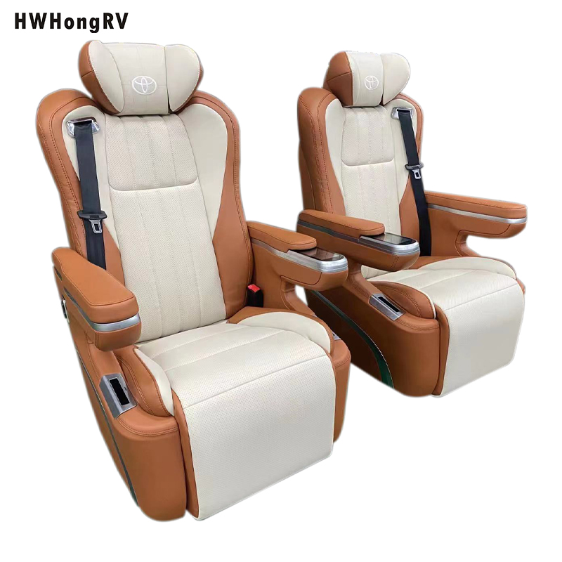 HWHongRV электрическое автокресло для фургона, MPV, лимузина, дома на колесах, кемпера, роскошного внутреннего сиденья Coaster Alphard Vellfire