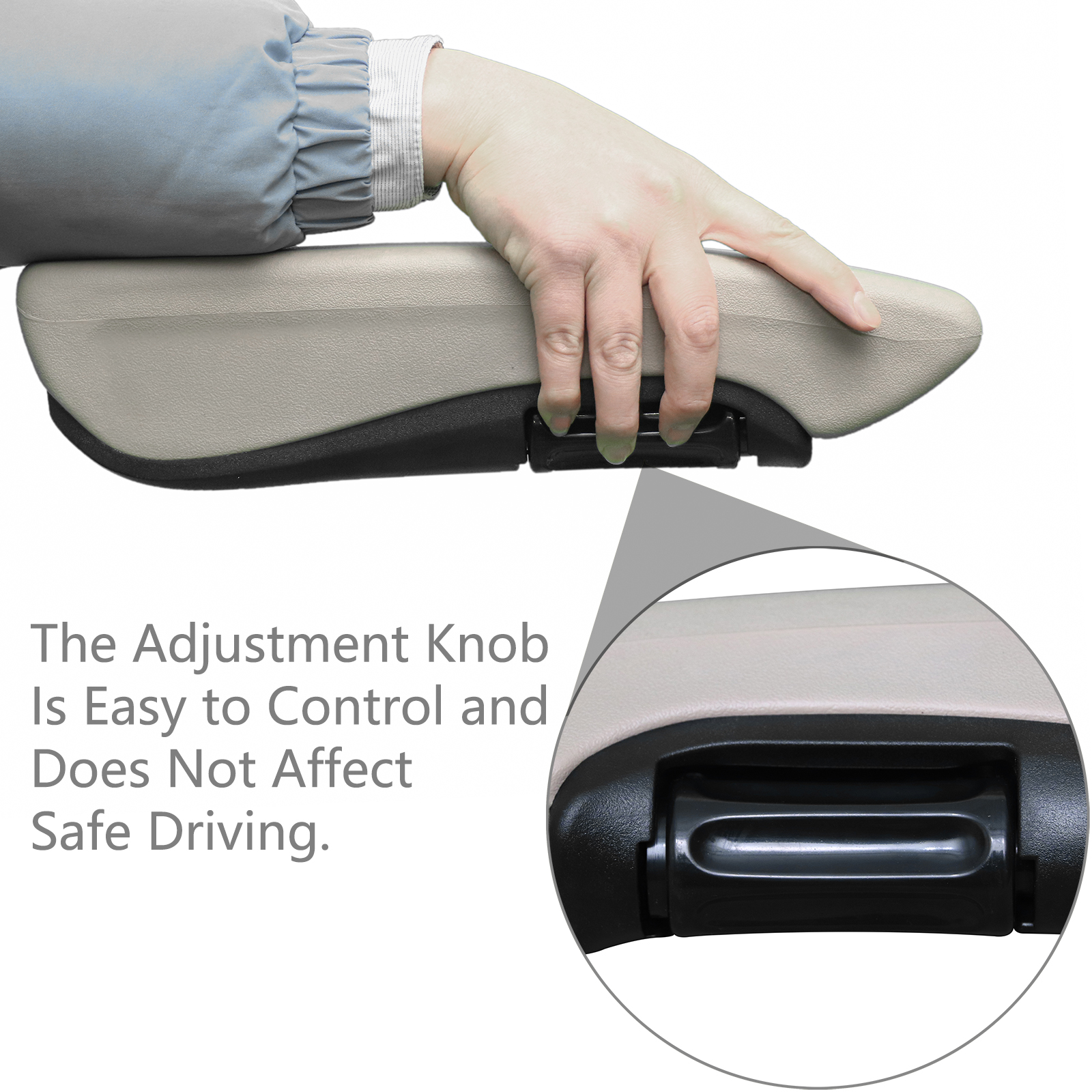 Подлокотник правого сиденья, регулируемые износостойкие аксессуары для подлокотников для легковых автомобилей, грузовиков, пикапов RV 