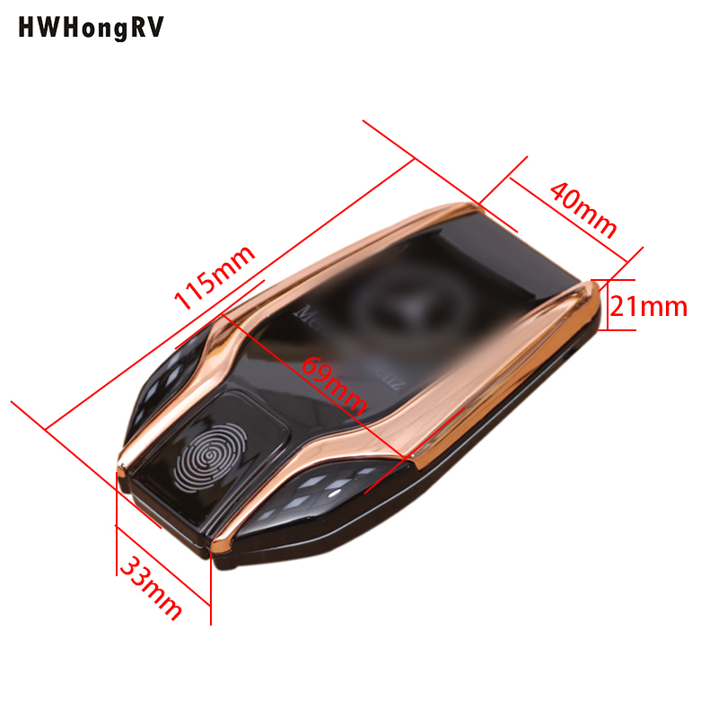 HWhongRV RV Van Ambient Light Автомобильный логотип с подсветкой может менять цвет с помощью сенсорного переключателя