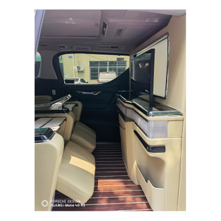 HWHongRV vip-перегородка для микроавтобуса и скрытое барное сиденье для роскошного микроавтобуса