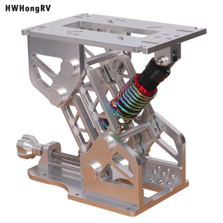 Сиденья для корабля HWhongRV Основание сиденья с подвеской для сидений для морских судов Стул с подвеской Подвеска/основание Амортизационная подвеска сиденья для лодки Регулируемый алюминий морского класса Подвеска сиденья для морской лодки Основание на подставке