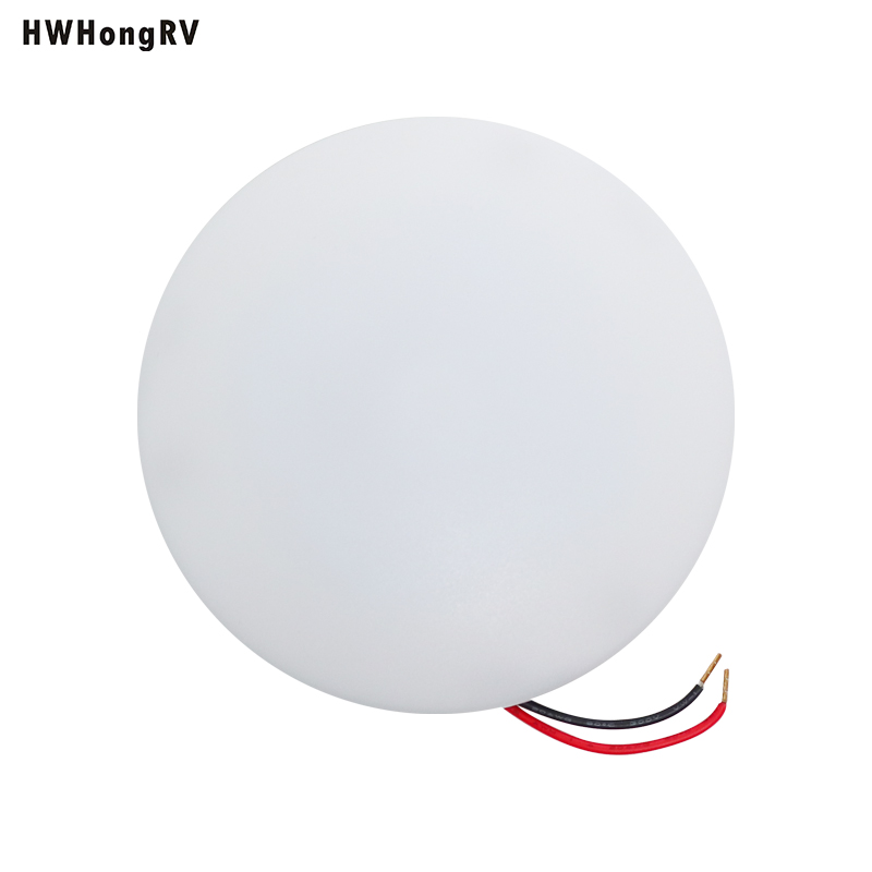 HWHongRV 10V-30V светодиодный внутренний светильник 4,3 дюйма Puck Light 3W RV купольный светильник для морского дома на колесах