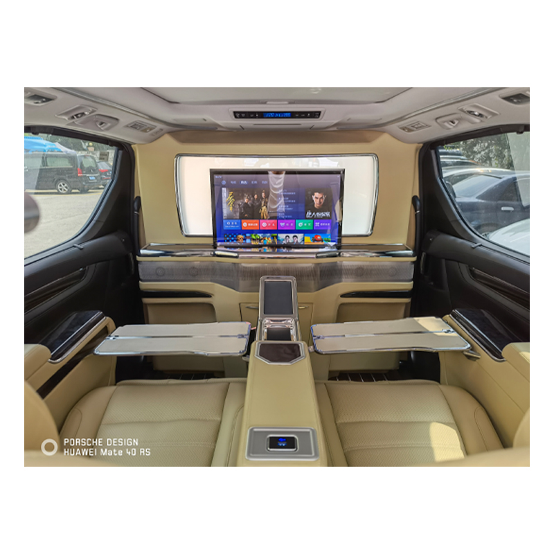 HWHongRV vip-перегородка для микроавтобуса и скрытое барное сиденье для роскошного микроавтобуса