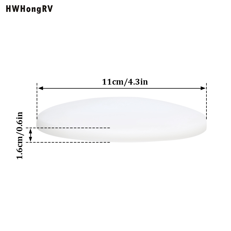 HWHongRV 10V-30V светодиодный внутренний светильник 4,3 дюйма Puck Light 3W RV купольный светильник для морского дома на колесах