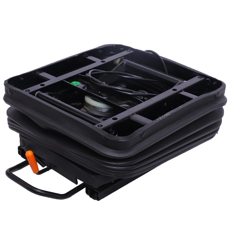 Основание пневматического амортизатора сиденья грузовика, подключенное к источнику воздуха