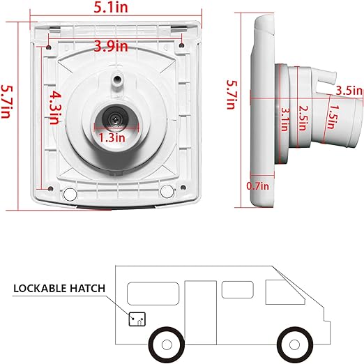 Водозаборное отверстие для автофургона с крышкой, входное отверстие для самотечного заполнения водой с квадратной байонетной крышкой, магнитное притяжение и ключи блокировки, подключение пресной воды для лодок-домов на колесах Rv Camper